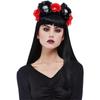 Smiffys Skull And Roses Headband