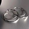 1 pár luxusních dvojitých kulatých náušnic pro ženy a dívky, vynikající sladké trendy náušnice, svatební šperky, doplňky, dárky