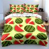 Watermelon Pattern Summer Picnic Set Exquisite three-piece bedding set gift for kids and adults