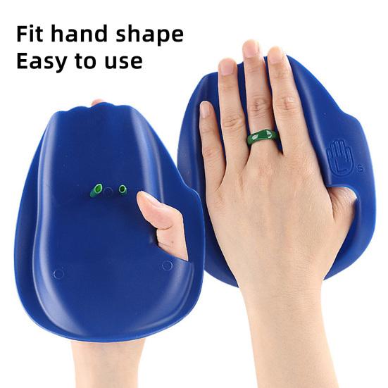 2 Pcs Swim Paddles Hand for Adults And Kids Swim Training Hand Fins Flippers Adjustable Swimming Hand Paddles for Men Women