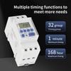 TNCE 220V Timer Switch THC15A mini size 7-day programmable time controller digital Full Automatic Control module Breaker for3