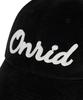 ONRIDPROJECT Applique Logo Corduroy Ball Cap - Black