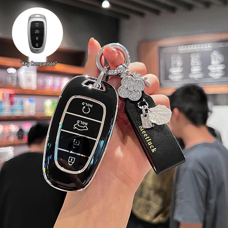 Beijing Hyundai Elantra Key Cover for Yuedong Shengda Mingtu Yixing iX35 - Car Protective Shell Bag