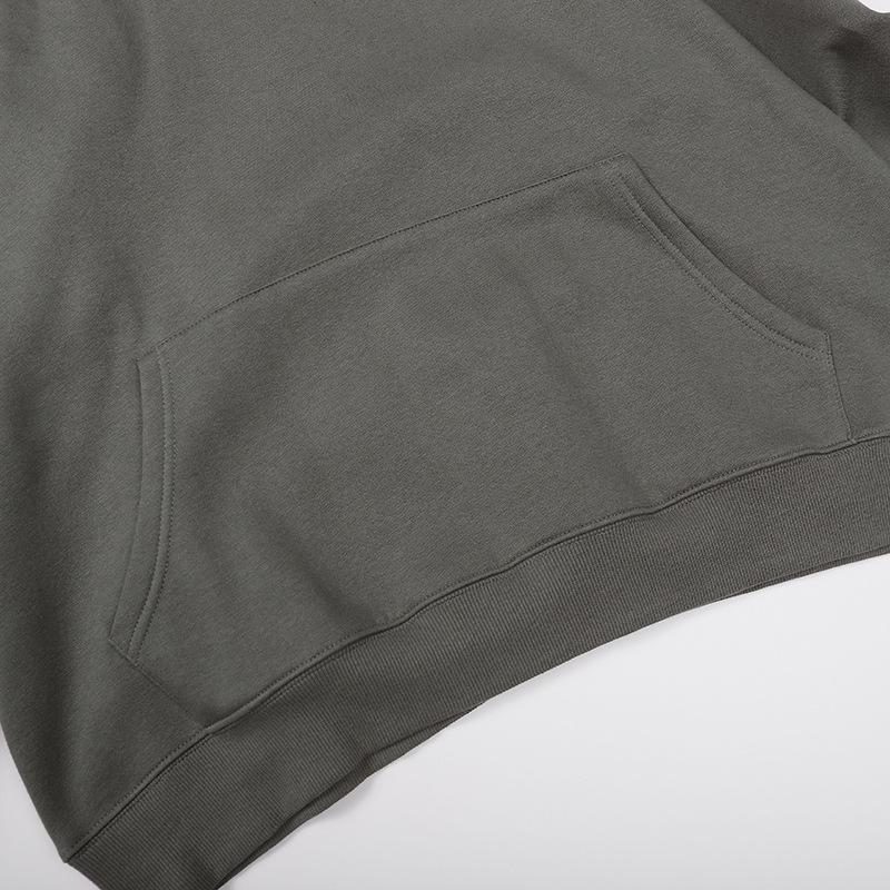 Bluza z kapturem unisex z modnym logo w podwójną linię