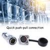 SF2010 Waterproof Industrial Connector SF2013 Female Plug & Male Socket IP67 2Pin To 12Pin For 20mm Panel Mount