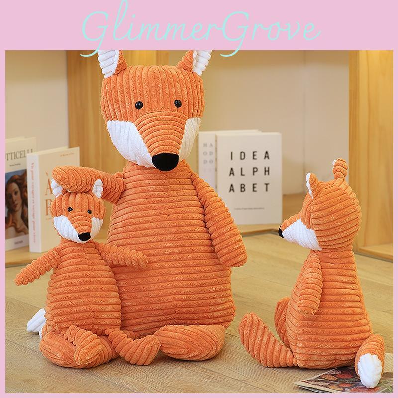 Fox Animal Soft Plush Toy With Pp Cotton For Kids Room Decor And Comfort Gift