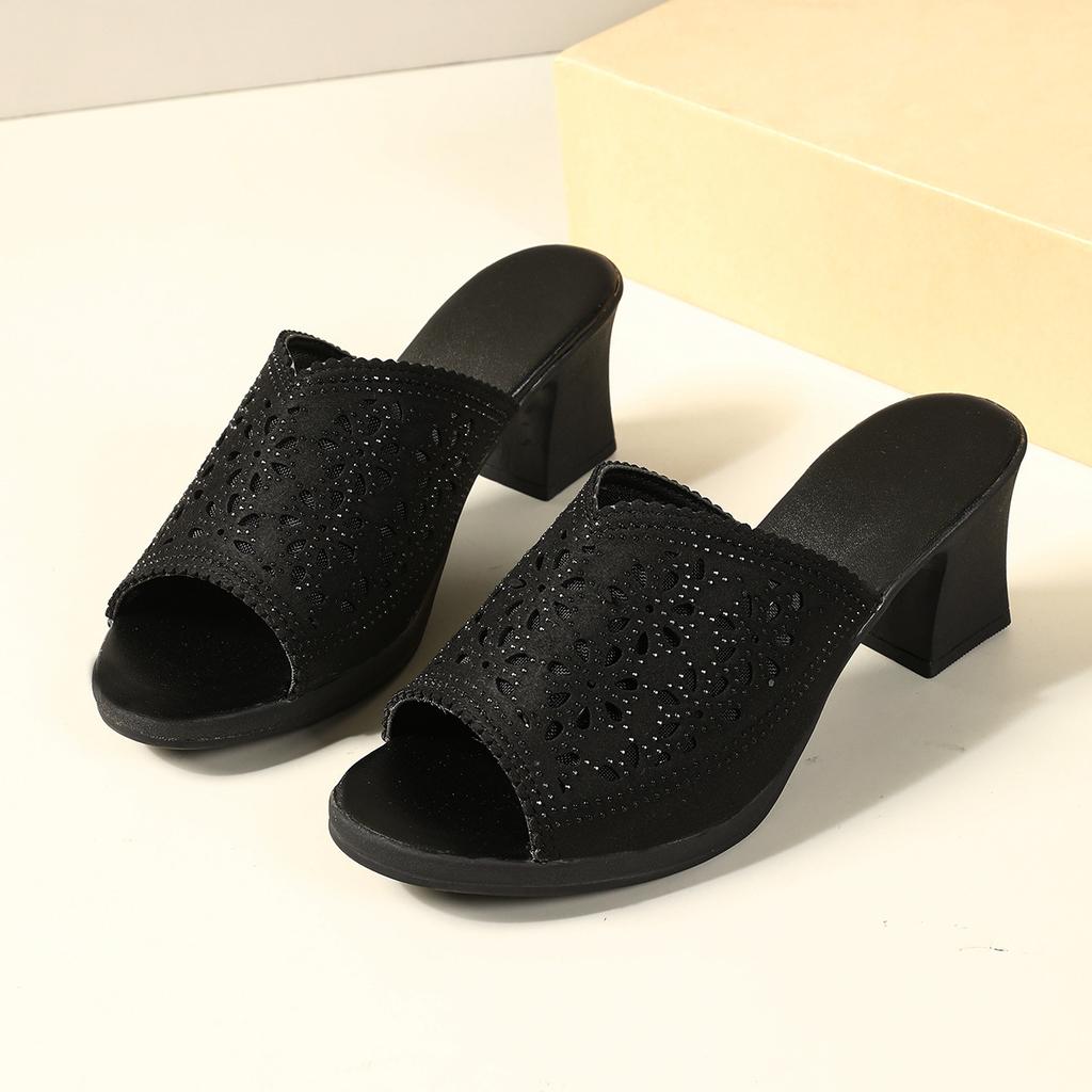 Summer Fashion Non-slip Rhinestone Comfortable Ladies Sandals