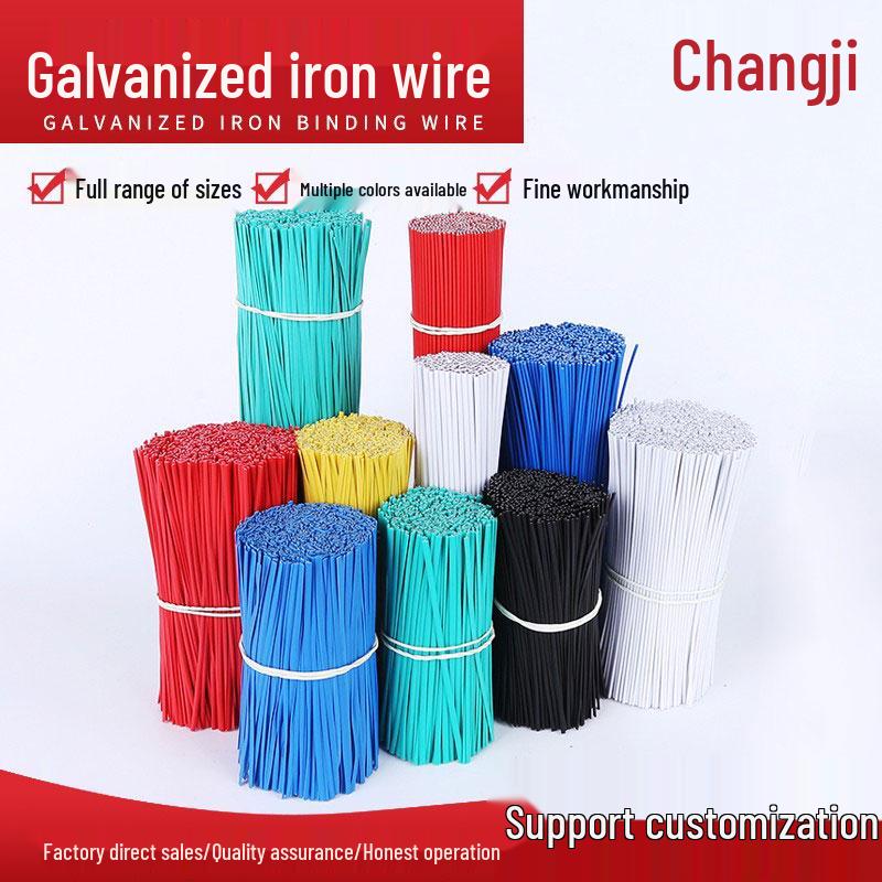 

Залізопровід з пластиковим покриттям - 1000 штук | Ідеально підходить для виноградної лози, оптичних кабелів, DIY-проектів, садівництва та стяжок для електроживлення 10cm 1000pcs 0.45 Round White