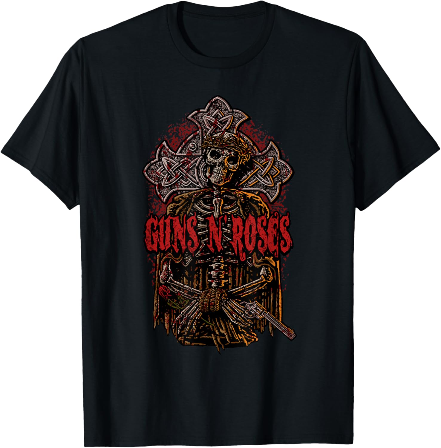 Официальная футболка Guns N  Roses Skeletous S