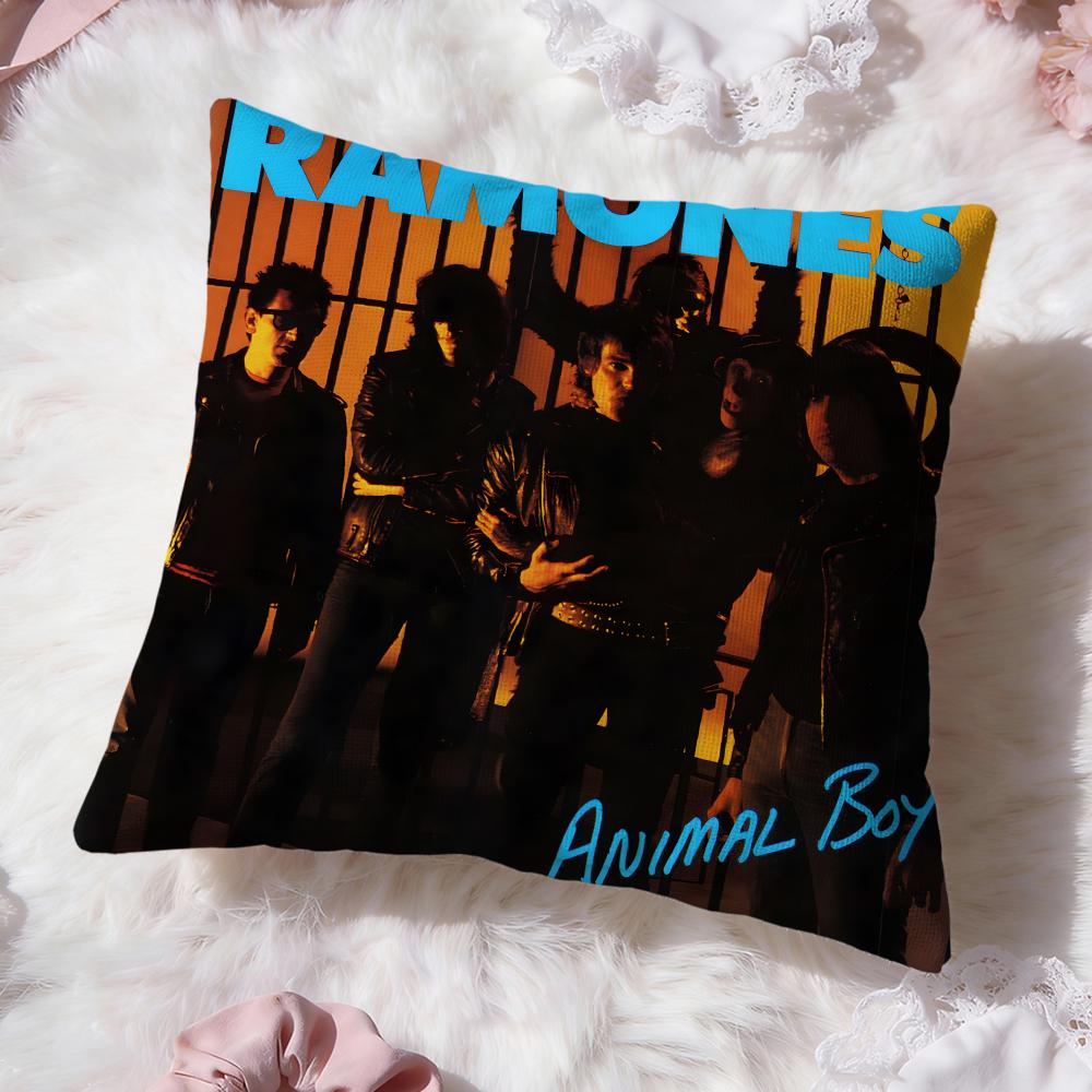 Band Ramones Cushion Cover Premium Comfort Reversible Pillow Cove -Two In One Design for Any Room & Car Interior