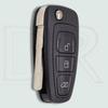 DR 2/3 Button HU101/F021 Blade Car Key Shell Case For Ford Ranger Galaxy Mondeo C-Max S-Max Focus Transit Tourneo Custom MK3 MK4