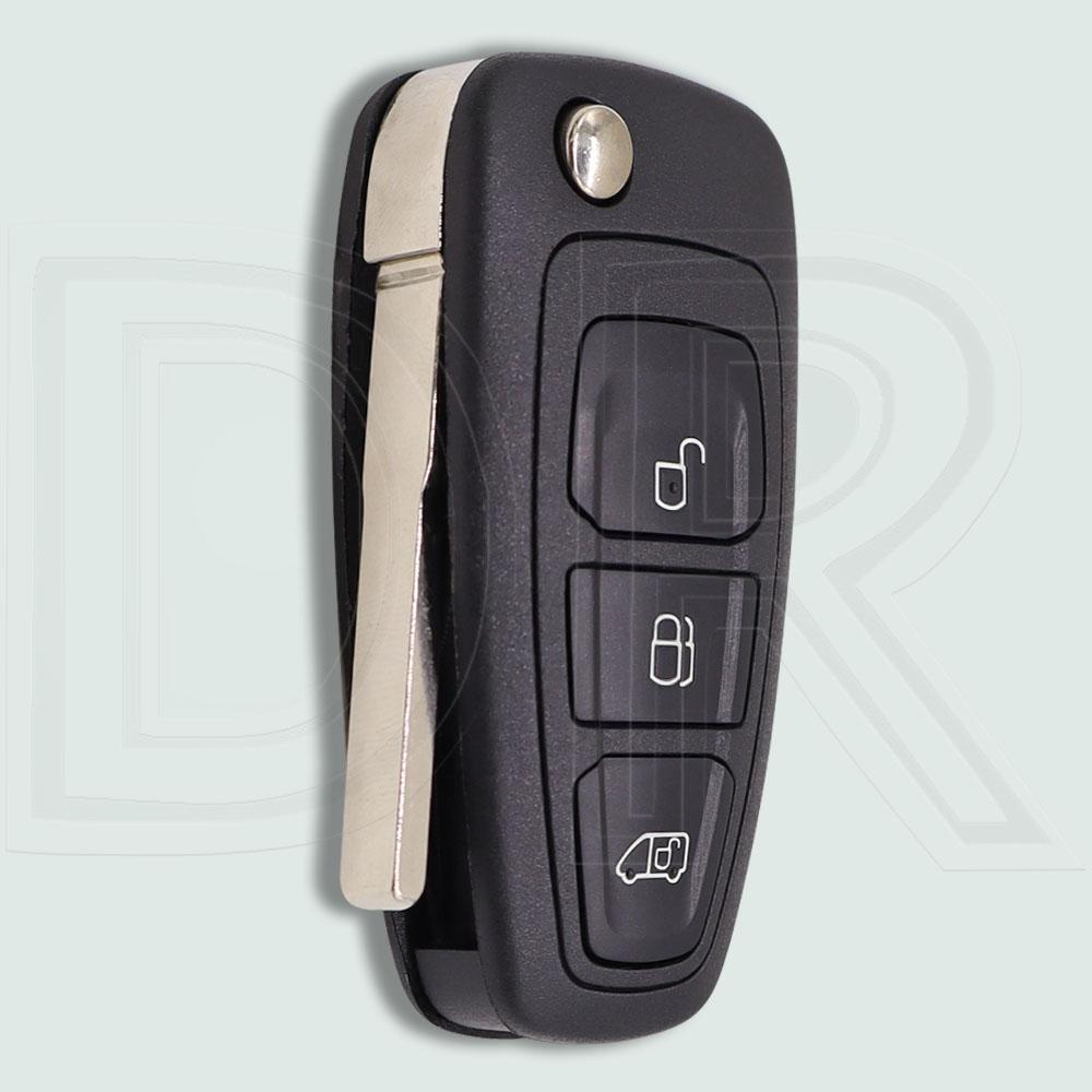 DR 2/3 Button HU101/F021 Blade Car Key Shell Case For Ford Ranger Galaxy Mondeo C-Max S-Max Focus Transit Tourneo Custom MK3 MK4