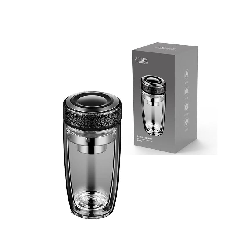 A-TIMES Double Wall Glass Mug 400ML