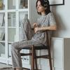 Snow Flower Modal Long Pants Dark Gray  Fwep830l 