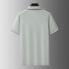 Dibenze Men's Plus Size Casual Short Sleeve Polo Shirt