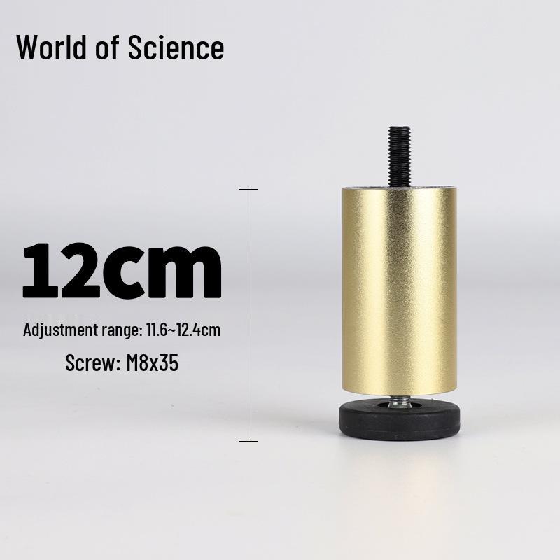 Adjustable Aluminum Alloy Furniture Legs for Cabinets, Sofas, Refrigerators, and Washing Machines