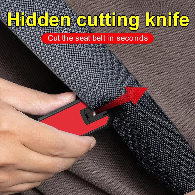 Auto-Sicherheitshammer, Notfall-Fensterbrecher, multifunktionaler Sicherheitshammer, Rettungshammer, Sicherheitszubehör