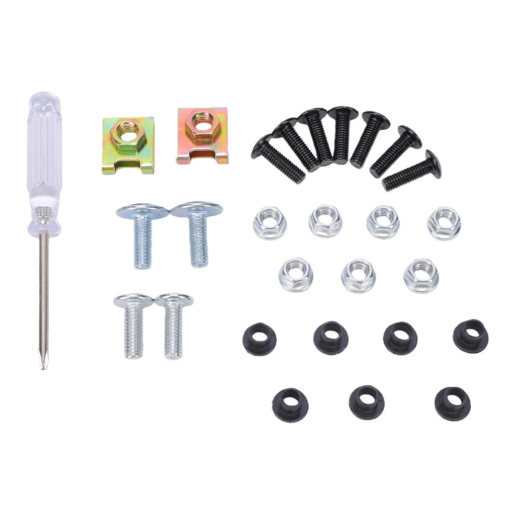 Motorcycle Fairing Bolt Kit High Strength Motorcycle Windscreen Screws Fasteners Fairing Bolts Nut Clips Kit 1 Set