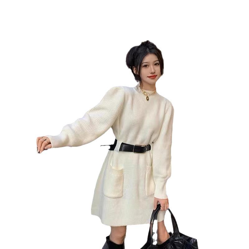 New Women's Milk Tea Style Dress Set - Elegant Fragrant Style