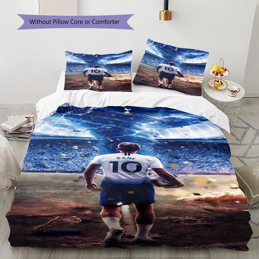 Spurs Bedding Quilt Set Quilt Cover Pillowcase Home Decoration Birthday Gift (1 * Duvet Cover + 2 * Pillowcase, Without Core)