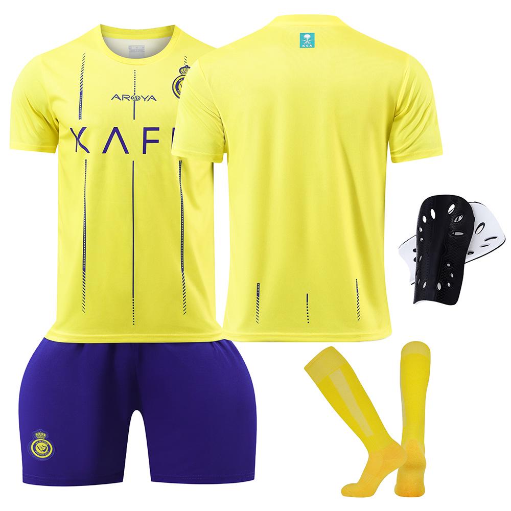 Al Nassr 2023/24 Ronaldo Nu. 7 & Mané Nu. Set 10 tricouri pentru adulți și copii