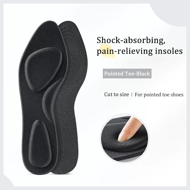 

Sponge Soft Insoles Summer High-heeled Shoes Pads Women Breathable Anti-odor Sports Thin Massage Feet Cushion Orthopedic Inserts EU35-40 (24cm)