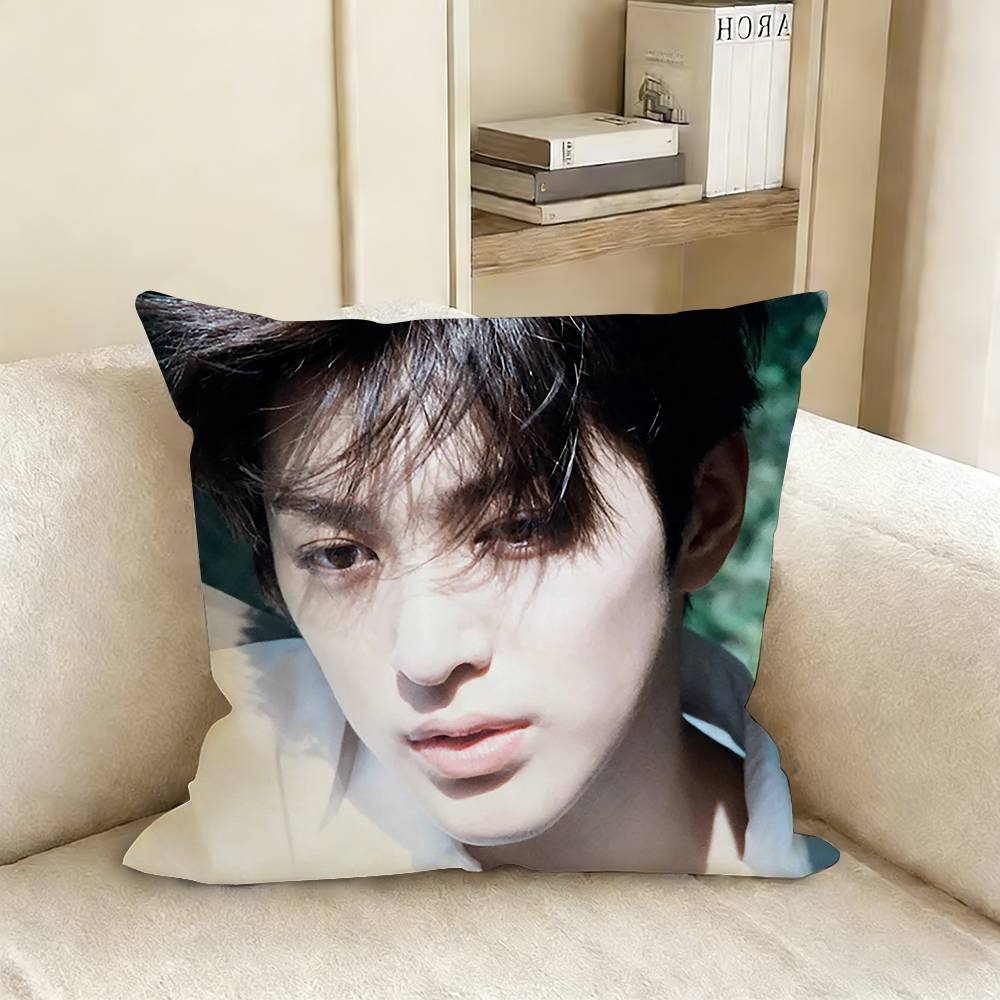 K-Keonhos Visual Maknae Various Sizes Square Pillow Case For Car Home Bedchamber Decor