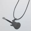 Trendy Pendant Sweater Chain Leather Guitar Necklaces Jewelry Fashion Accessories Clavicle Chain
