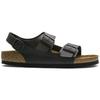 Milano Cm [BIRKENSTOCK] Birko-Flor Sandals, Black, 28.5