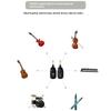 C-01 Wireless Guitar System Built In Channels Wireless Guitar Transmitter Receiver For Electric Guitar Bass Violin