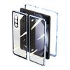 Suitable for Samsung Z Fold6 Mobile Phone Case Fold5  Magneto Folding Glass Metal Magnetic Guardrail Clip Cover
