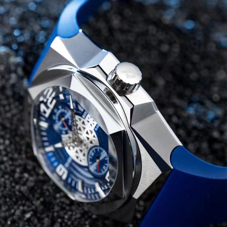 REEF TIGER Automatic Mechanical Movement Watch Men's Watches Blue Dial RGA6906