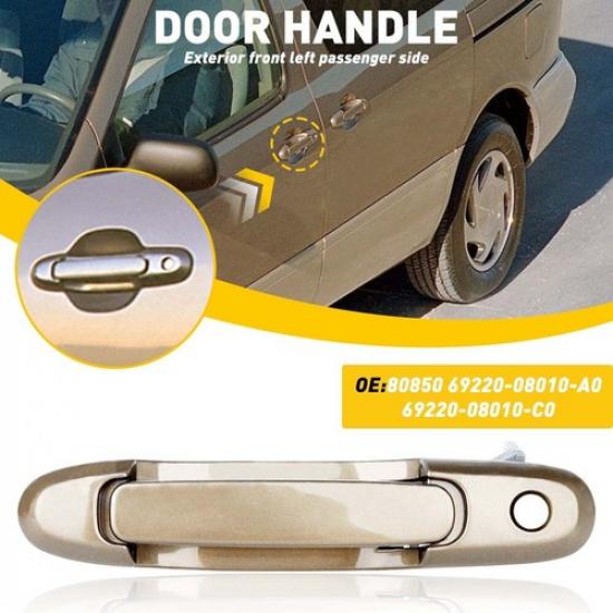 Door Handle for 1998-03 Toyota Sienna Beige Outside Front Left Side Driver LH