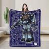 T-Transformers G1 Soundwave Warm Blanket Kids Plush Bedding Throws Fashion Living Room Flannel Bedspread Sofa Bed Cover