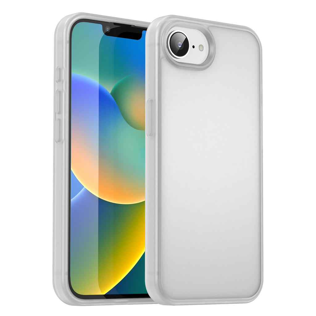 For iPhone 16e Case Skin Touch Matte Anti Drop TPU PC Phone Back Cover