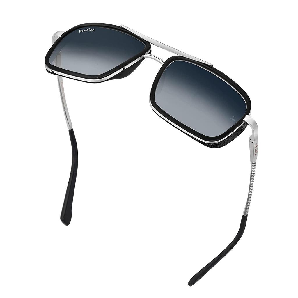 Pánské a dámské polarizační brýle Denny Blue Gradient Glass a stříbrný rámeček Nirvana