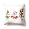 Christmas Gifts Santa Claus Pattern Pillow Polyester Home