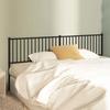 VidaXL Black Metal Headboard 200 Cm 350902