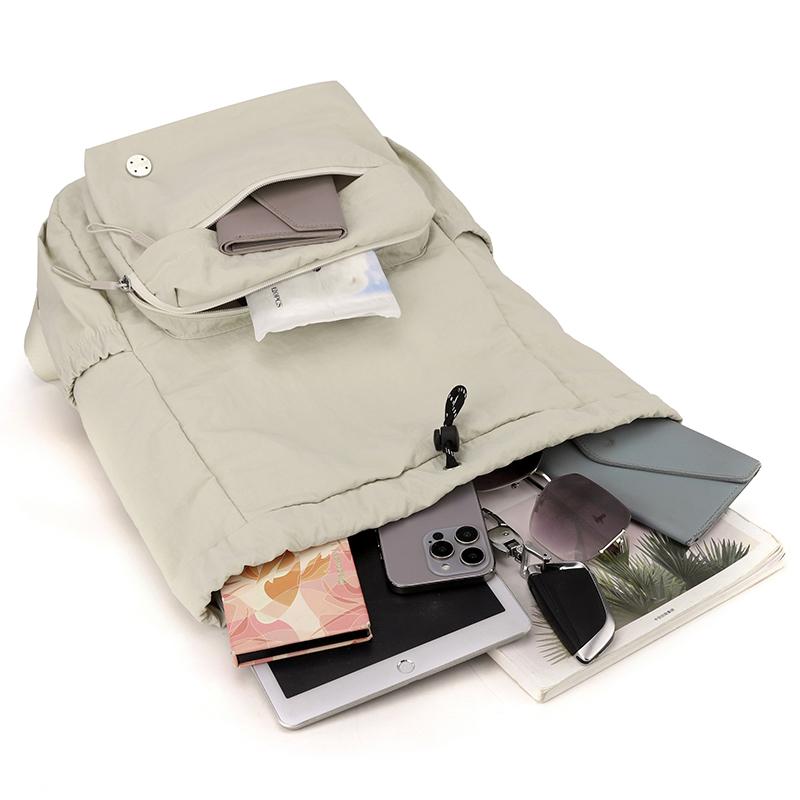 Waterproof Nylon Backpack Women's Lightweight Large Capacity Outdoor Backpack