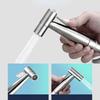 High Pressure Handheld Bidet Sprayer Set Stainless Steel Self Cleaning Women Washer Sprinklers Adjustable Easy To Install