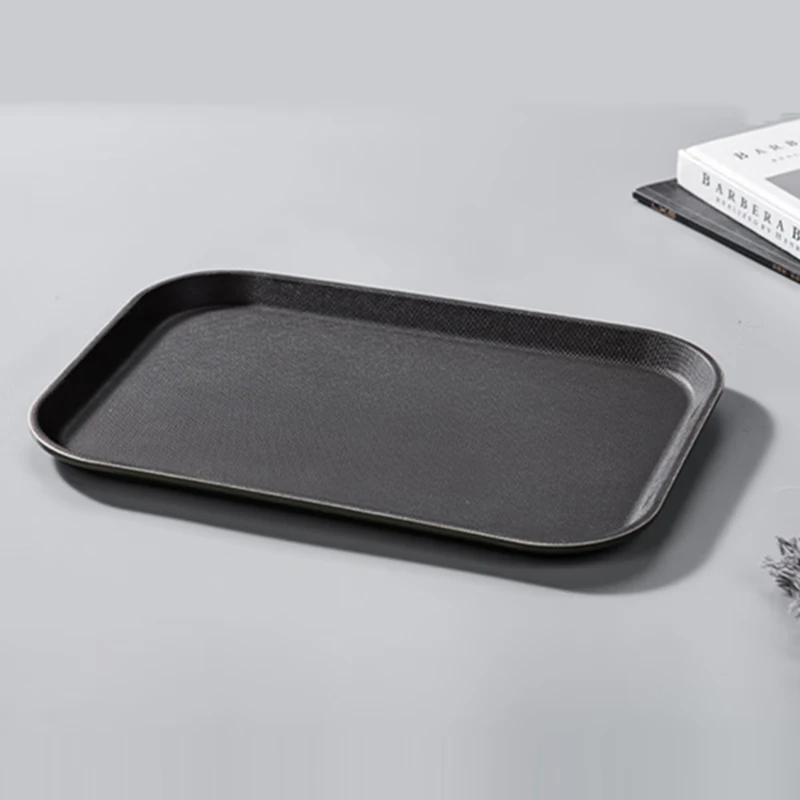 Rectangular Wooden Serving Trays for Hotel Use