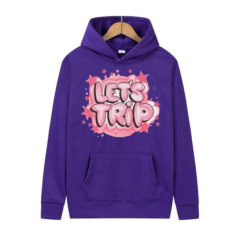 Unisex Kapuzenpullover mit Cartoon-Muster – Fleece, Mehrfarbig, Herbst/Winter Schwarzer Hoodie