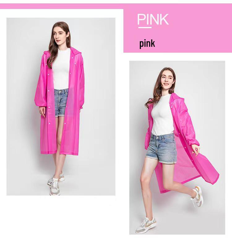 Children's Long Stormproof Hiking Poncho - Waterproof, Portable, and Thickened for Outdoor Adventures.