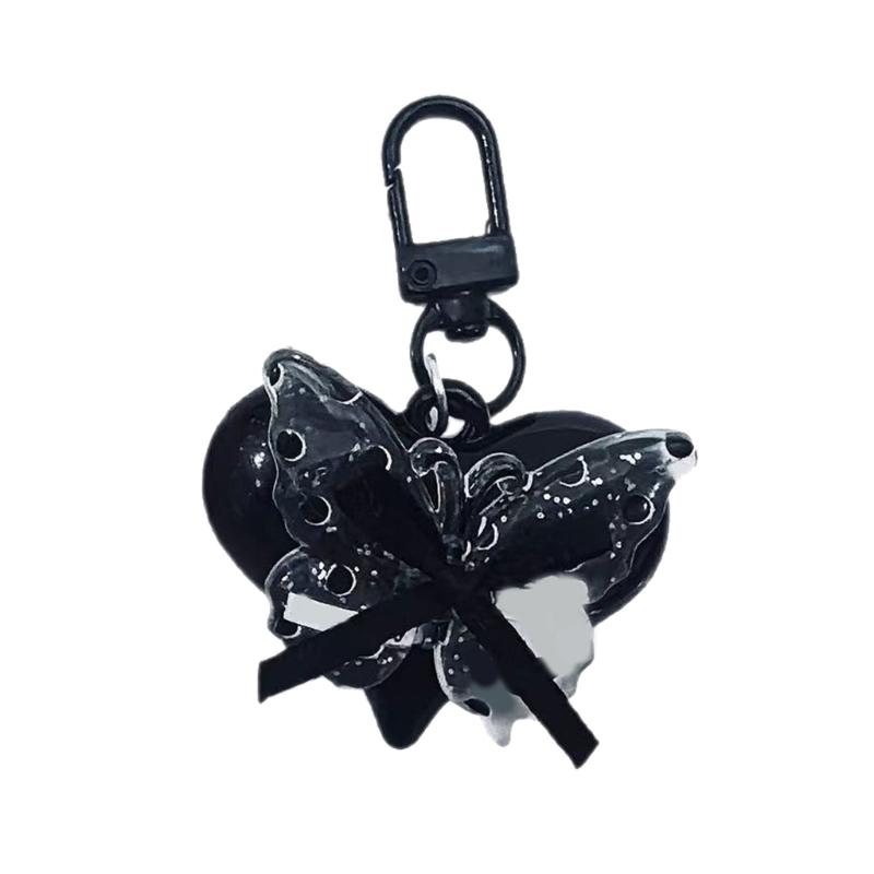 

Clear Butterfly Keychain Lovely Spring Summer Acrylic Accessory For Girls Women Gift