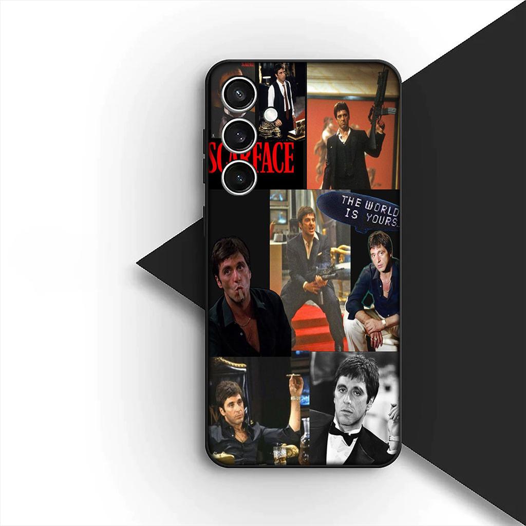 S-Scarfaces Wallpaper Phone Case for Samsung Galaxy S20 S22 S21 FE Ultra Plus A07 A17 A15 A16 A25 A57 A37 Protective Cover