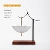 Blue and White Porcelain Umbrella Tea Strainer - Ceramic Tea Leaf Filter and Table Decoration.