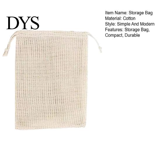 Organic Cotton Mesh Bags for Fruits Bag with Drawstring Closure, Reusable Eco-friendly Washable Zero Waste Food Storage Pouches Organizer, Sustainable