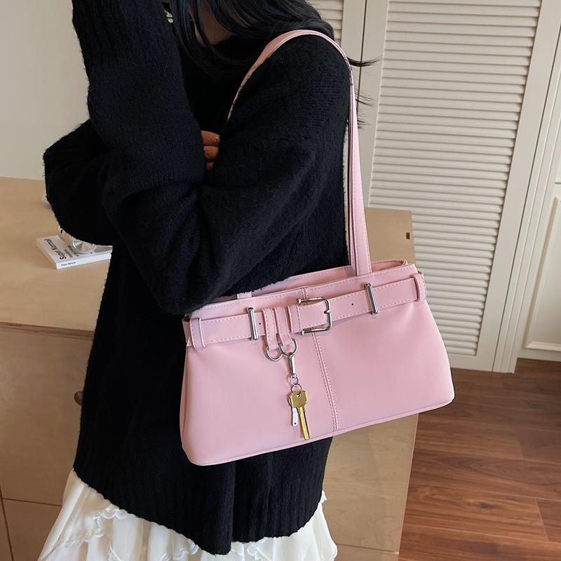 Suede Underarm Bag Women's 2025 New Autumn Trendy Temperament Commuter Shoulder Bag Korean Version Niche Women's Bag