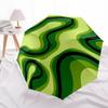 1pc Abstract Patterns Automatic Open/close Folding Compact Umbrella, 8 Rib Sturdy Canopy, Lightweight Portable, Commuting Use, Gift,,116