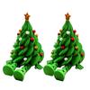 Articulated Christmas Tree Shelf Sitter 3D Printed Christmas Tree Desktop Figurine with Movable Joints Cute Holiday Desk Decor for Room Office